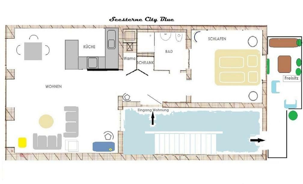 Seesterne City Daire Konstanz Dış mekan fotoğraf